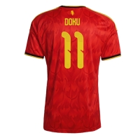 Camiseta Bélgica Jeremy Doku #11 Primera Equipación Replica Mundial 2026 mangas cortas